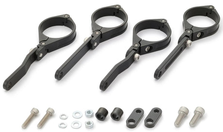 Support de support de phare à double axe Daytona sh. aluminium 49mm sw réglable