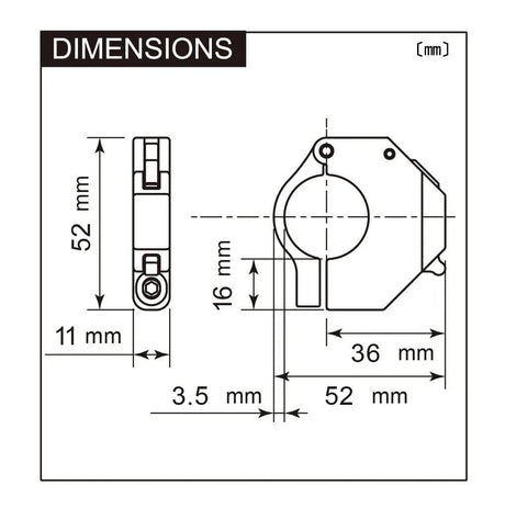 Daytona Prise USB slim-mount USB-slim-mount type-C SW 18W