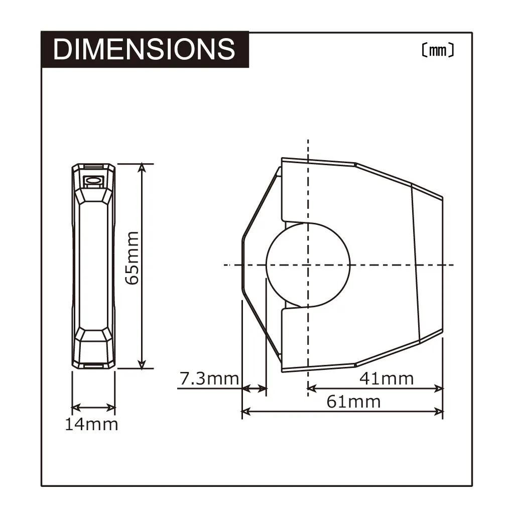 Daytona Prise USB slim-mount USB-slim-mount 2x type-a sw 2x 12w
