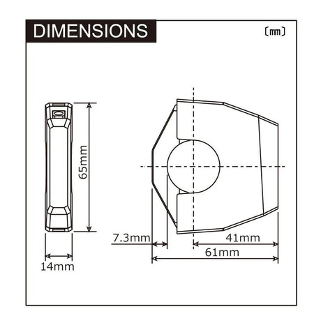 Daytona Prise USB slim-mount USB-slim-mount 2x type-a sw 2x 12w