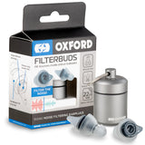 Les bouchons d'oreilles Oxford filtrent les bourgeons. embouts filtrants pour protection auditive coupe régulière