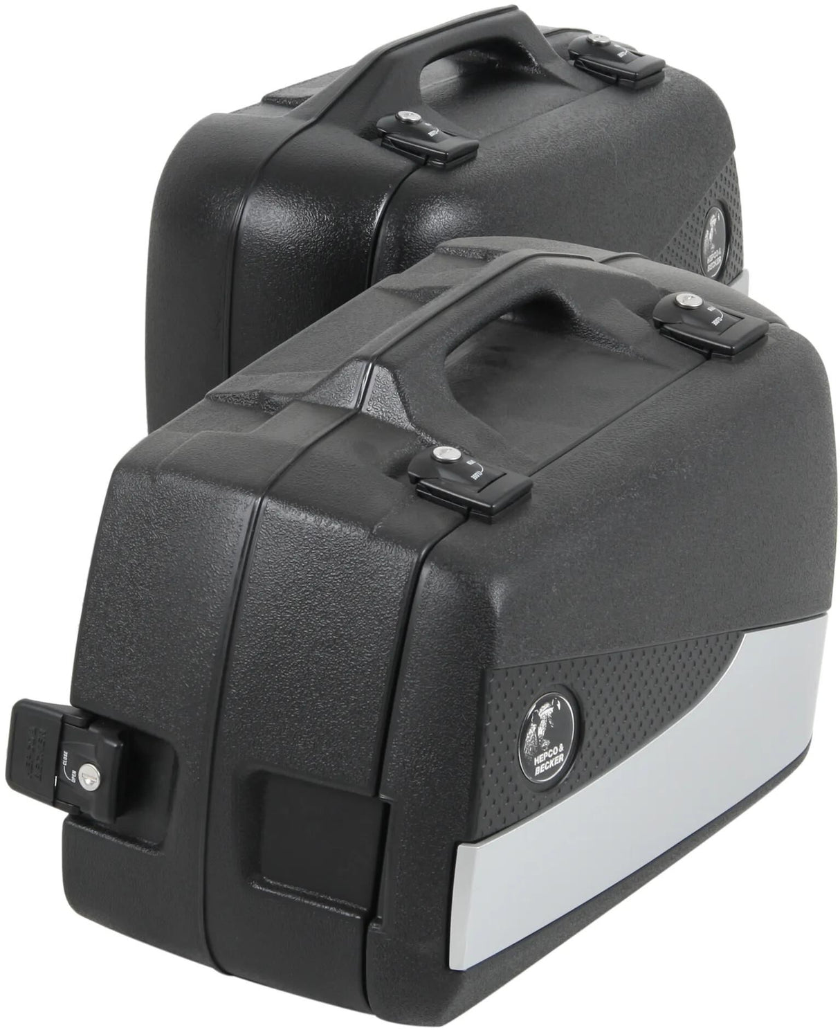 Hepco becker junior flash valise valises hepco junior flash 40 l argent set