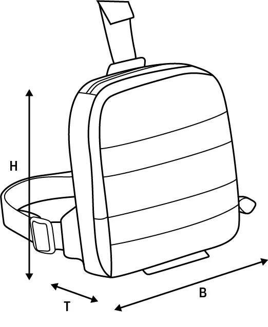 Sac de jambe Oxford aqua l1 sac de jambe aqua l1 noir