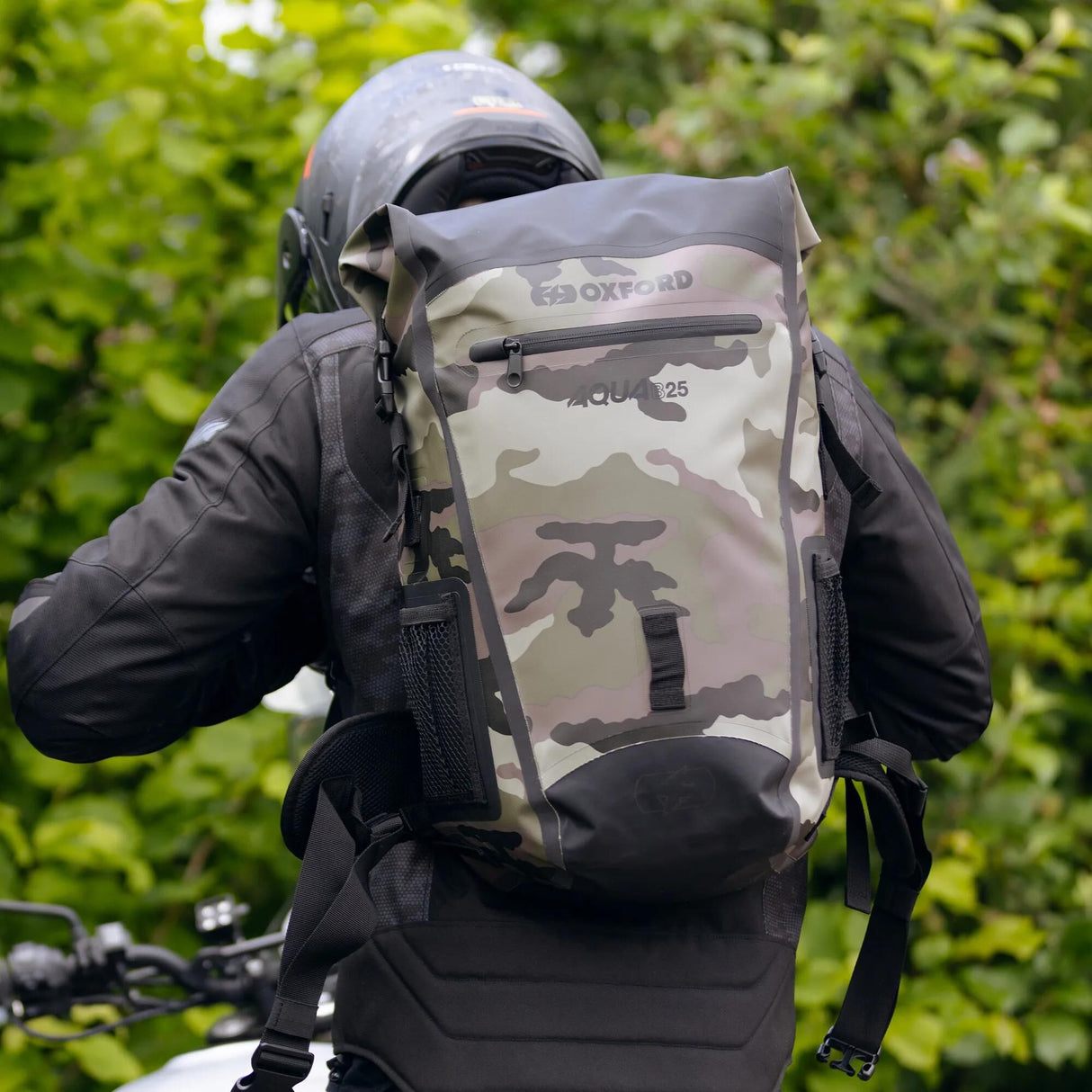 Oxford aqua b 25 sac à dos sac à dos aqua b25 camo noir 25l