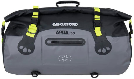 Oxford aqua t-50 rouleau de bagages rouleau de bagages t-50 noir gris fluo