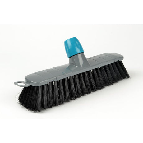 Balayeuse Linea cheveux noirs 28cm - plastique avec support manche