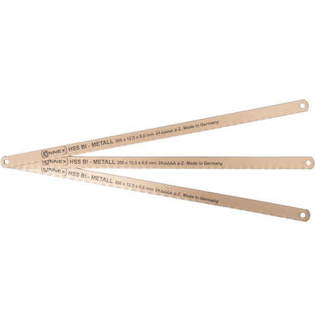 Connex products lame de scie en vrac pour scie à métaux 300mm métal hss 3 pièces