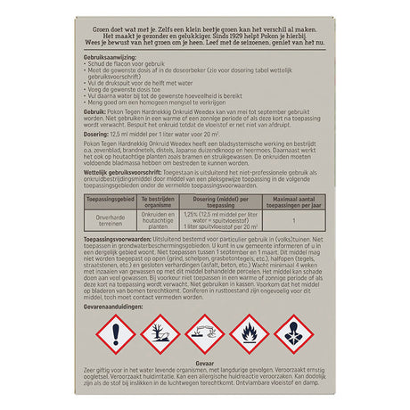 Pokon contre les mauvaises herbes tenaces concentré 100ml weedex