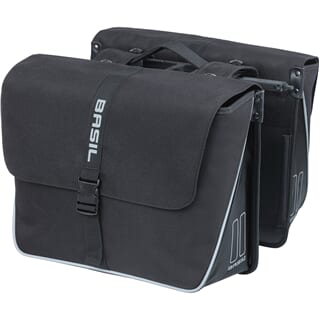 Sacoche de vélo double Basil forte mik 35 litres 15 x 38 x 30 cm - noir