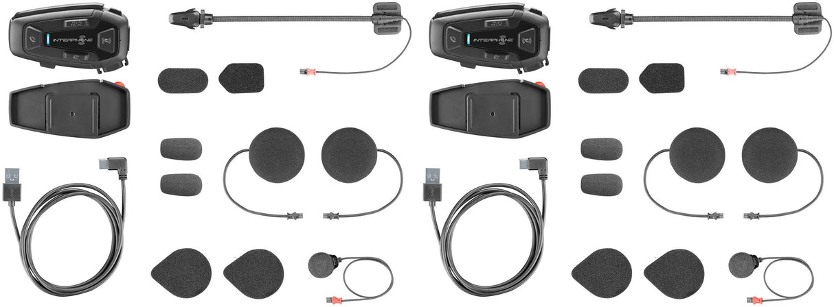 Système de communication pour casque interphone u-com 8 r casque com.system interp. kit double u-com 8r