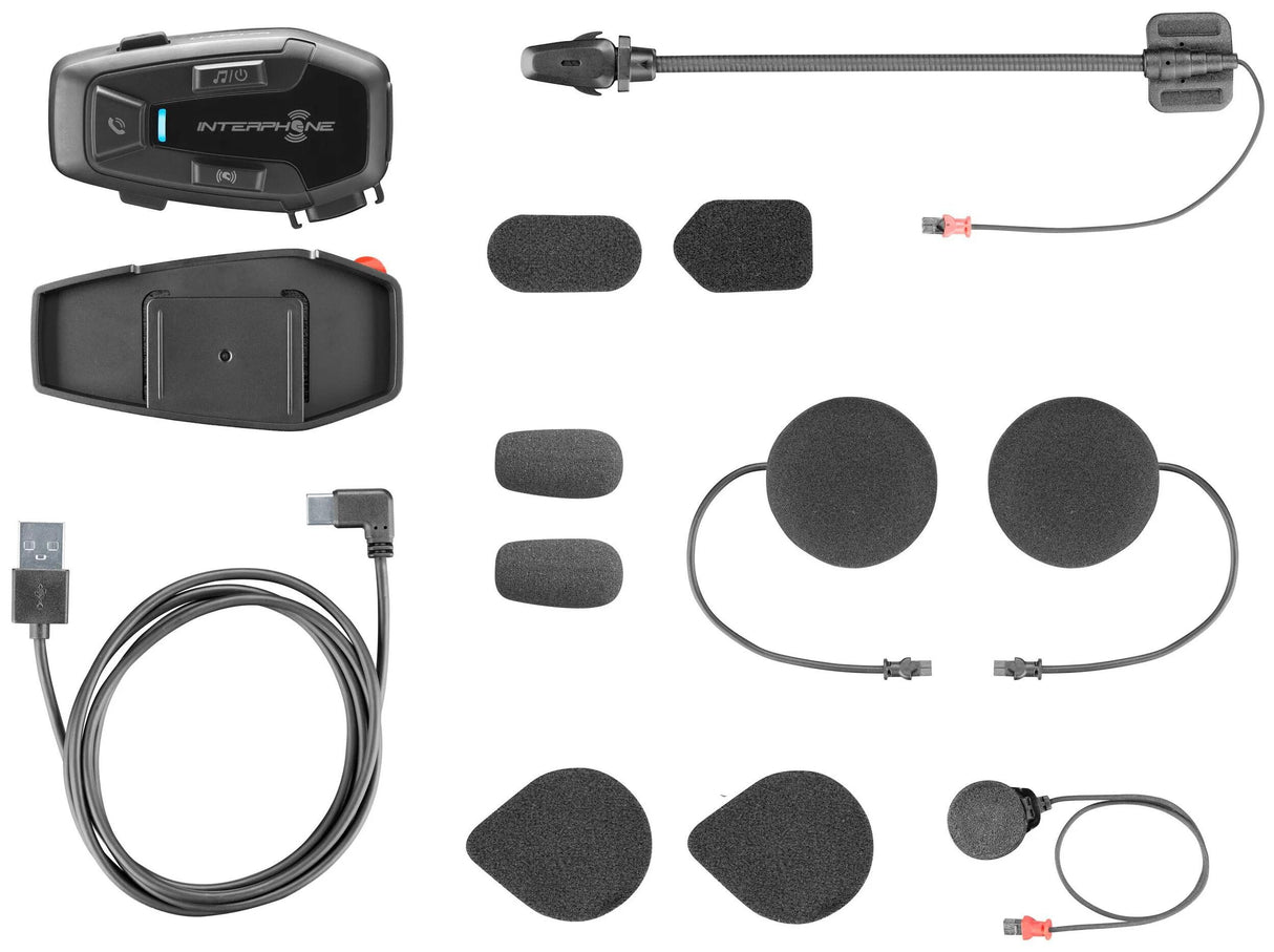 Système de communication pour casque Interphone u-com 7 r kit unique