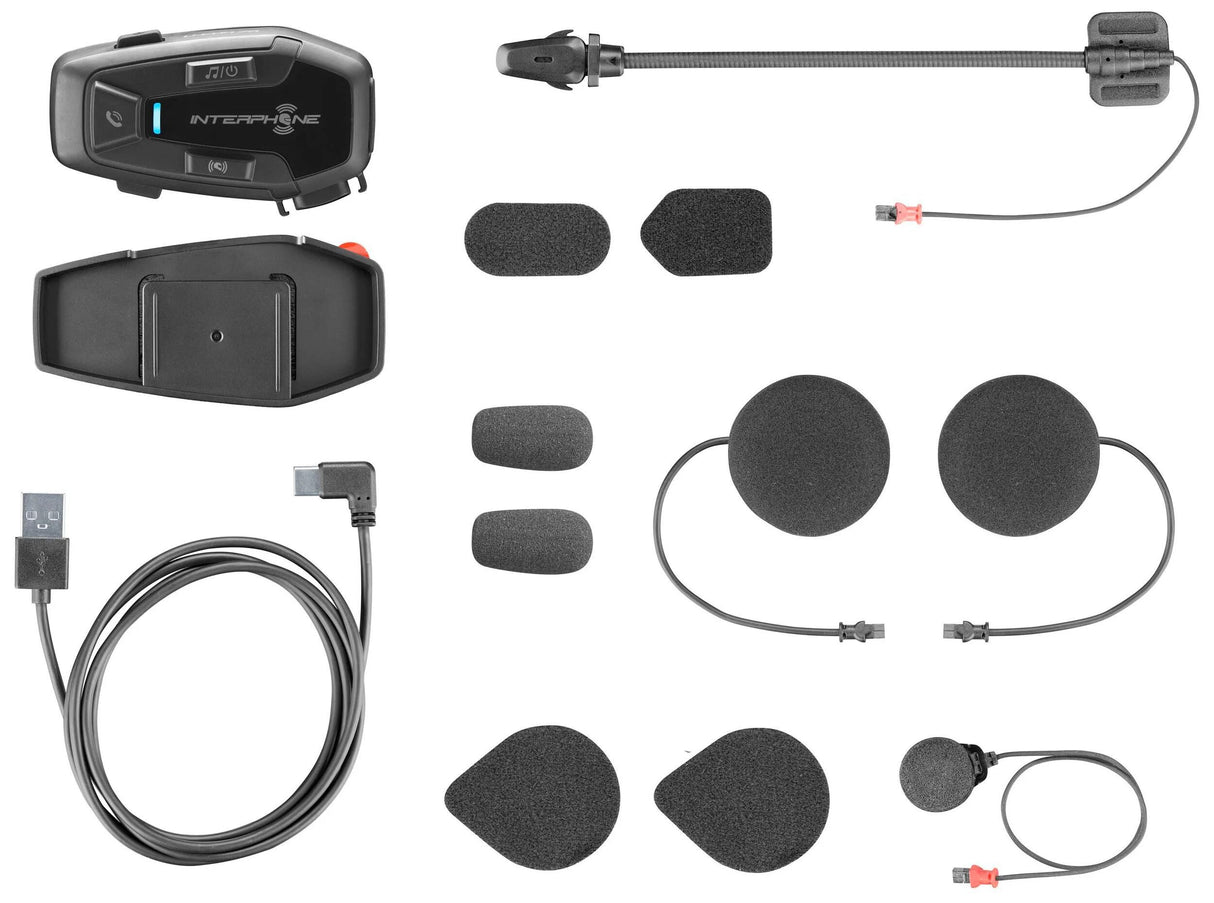 Système de communication pour casque Interphone u-com 7 r kit double casque com.system interp. u-com 7r