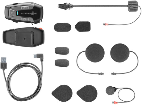 Système de communication pour casque interphone u-com 6 r casque com.system interp. kit double u-com 6r