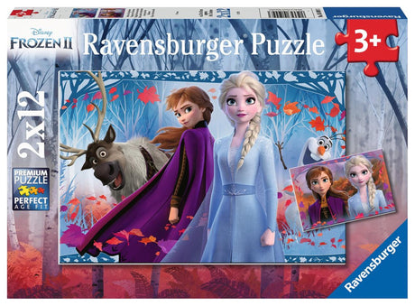 Ravensburger puzzle congelé 2 le voyage vers l'inconnu 2x12 pièces
