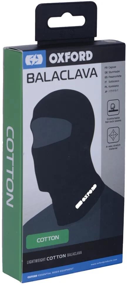 Cagoule Oxford à capuche tempête en coton noir