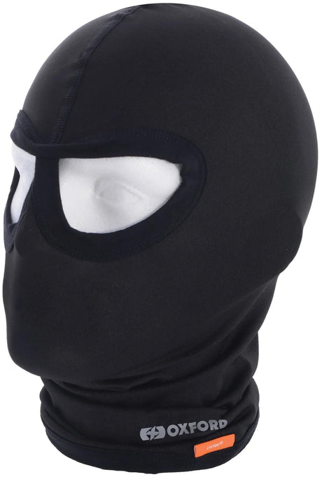 Cagoule Oxford avec capuche tempête et yeux en lycra noir