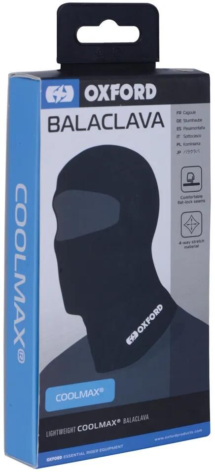Cagoule Oxford à capuche tempête coolmax noir