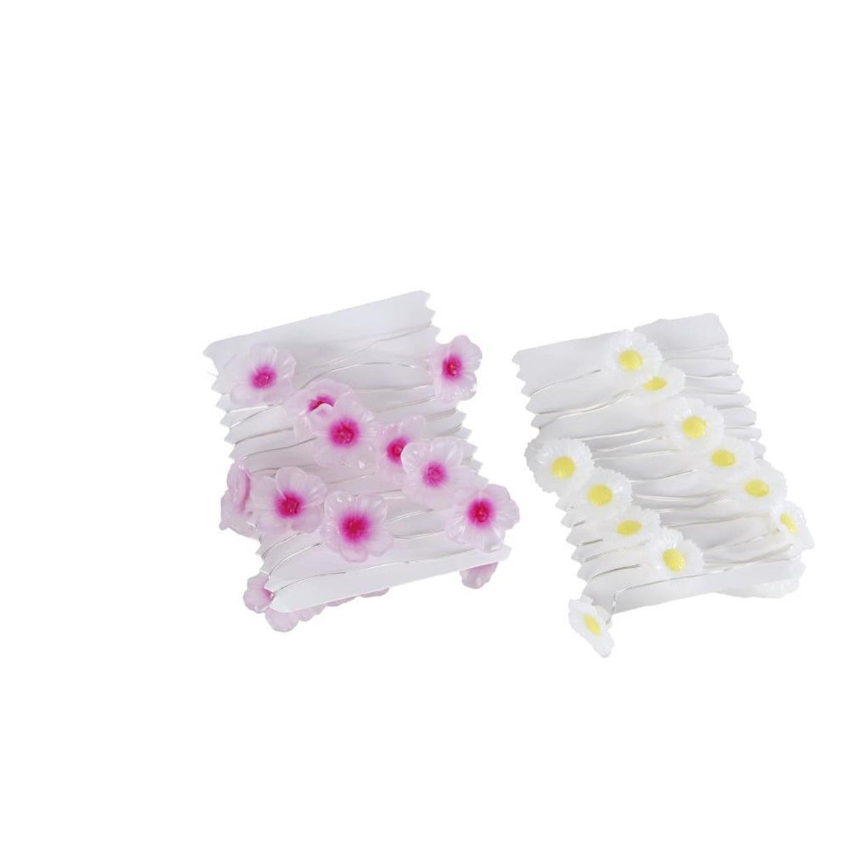 Guirlande lumineuse Cozydecor fleurs rose jaune LED