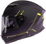 Casque intégral Spec-x sx-82.03 r2 casque stinger sx-82.03 r2 bw jaune fluo mat m pin