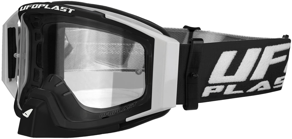 Ufo pipi wise lunettes de motocross lunettes wise noir blanc