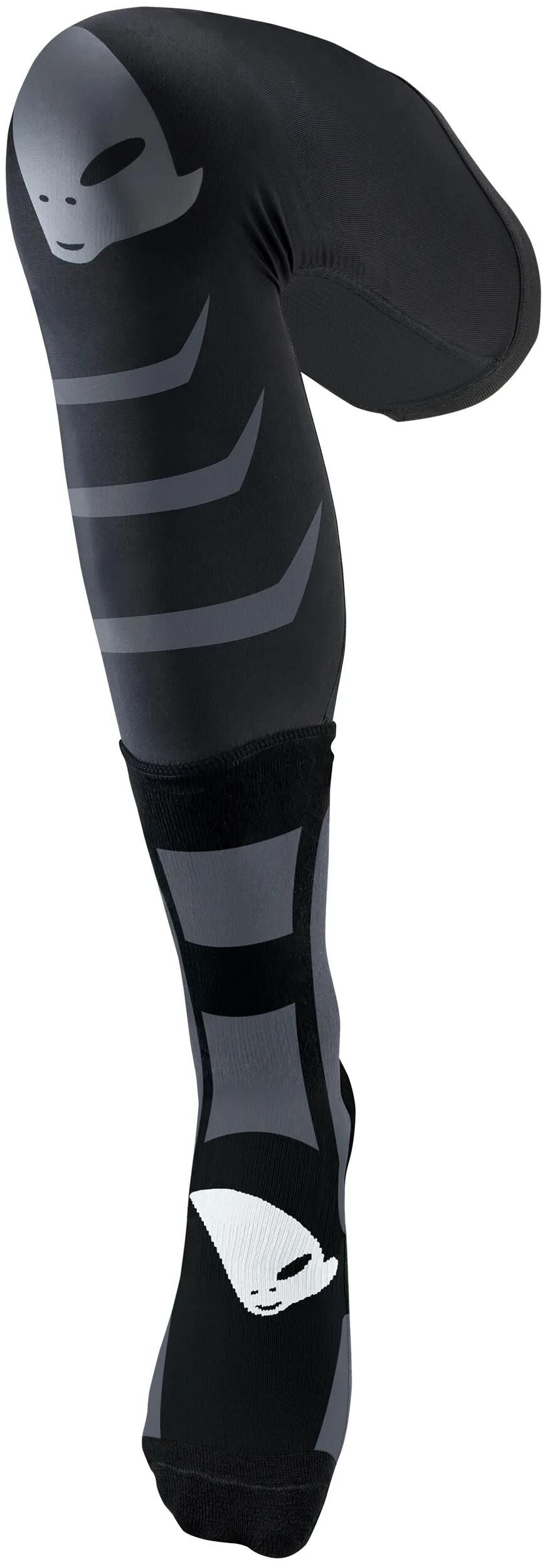 Chaussettes pipi Ufo chaussettes tout-terrain ufo longues noir gris gr. je