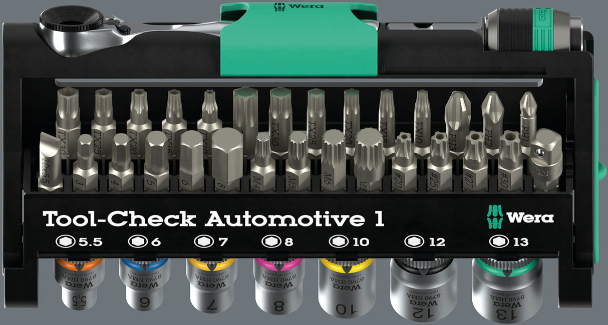 Wera outil-check automobile 1 - 38 pièces - 05049065001