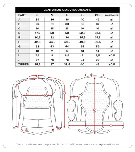 Chemise de protection anti-pipi ovni centurion bv1 protection enfant. chemise centurion bv1 noir xxl