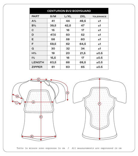 Chemise protectrice ovni plast centurion bv2 chemise protectrice ufo bv2 centurion noir s m