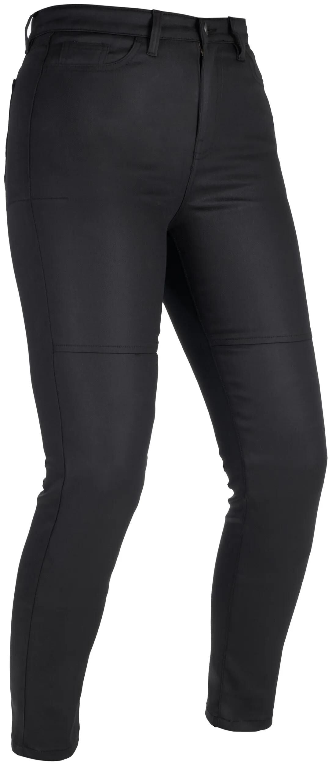 Pantalon Oxford aa pantalon jegging ciré ao ciré dames noir court gr. 20