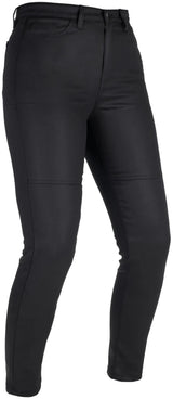 Pantalon Oxford aa pantalon jegging ciré ao ciré dames noir court gr. 20