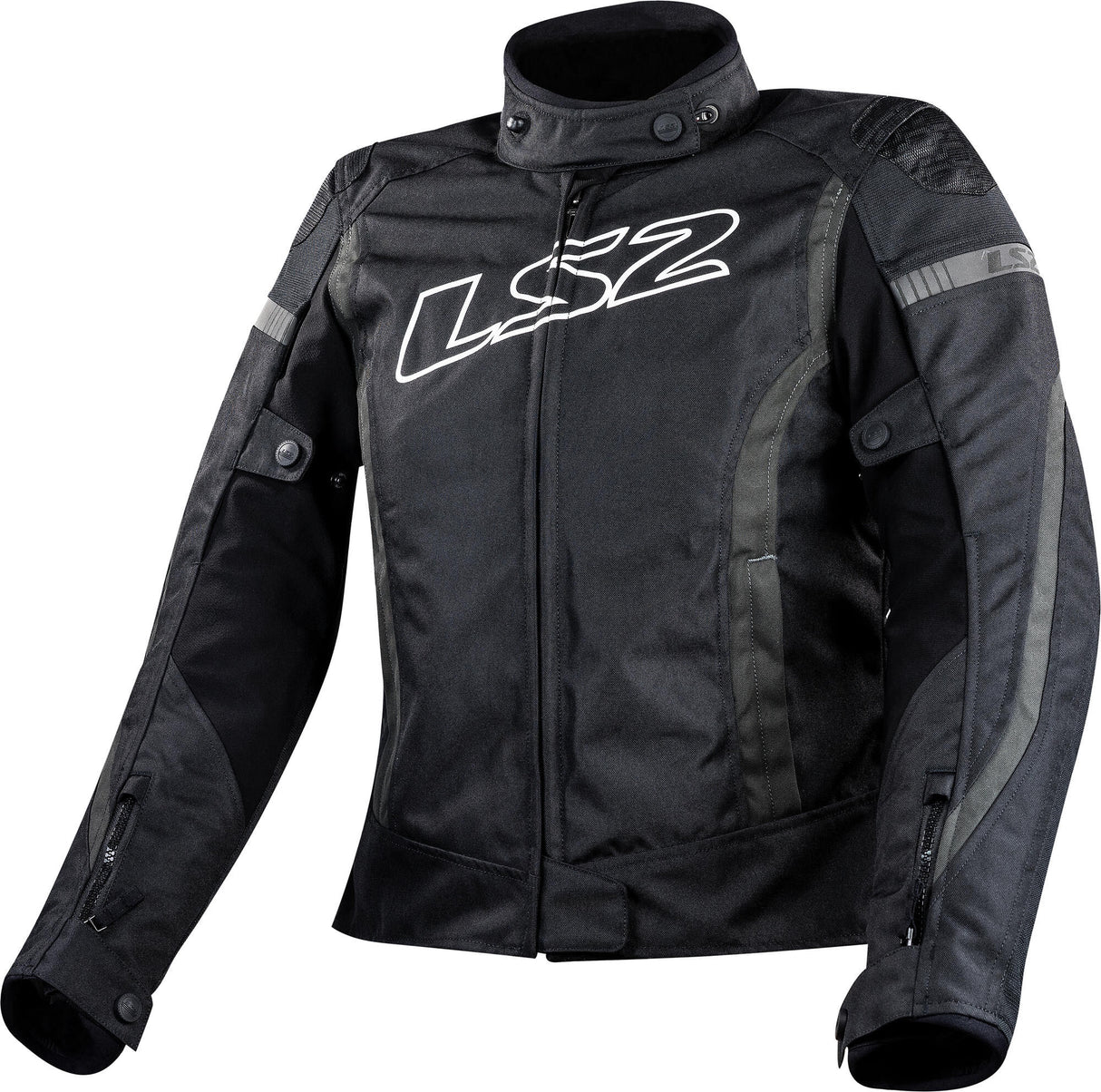 Veste Ls2 Gate Jacket Gate Lady noir gris foncé l