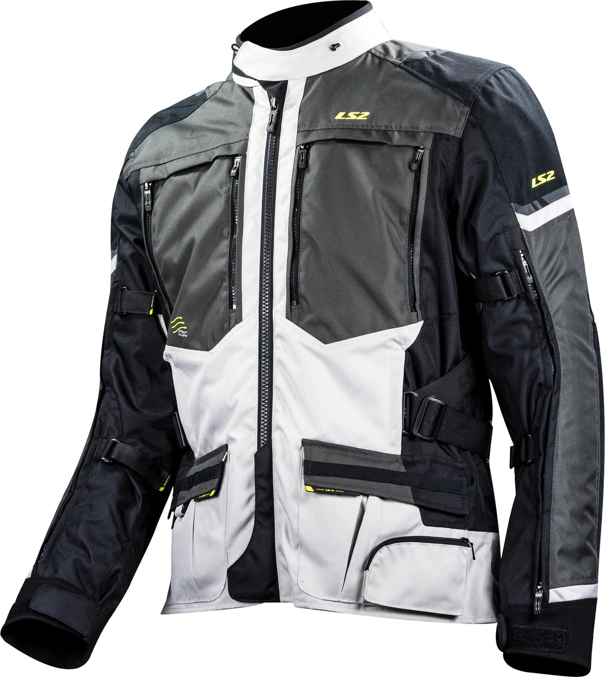 Ls2 veste norway veste norway homme noir gris jaune m