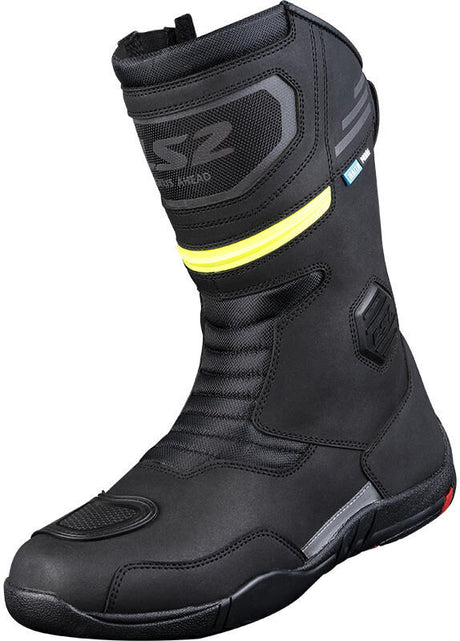 Ls2 botte goby homme bottes goby homme wp noir h-v jaune 44