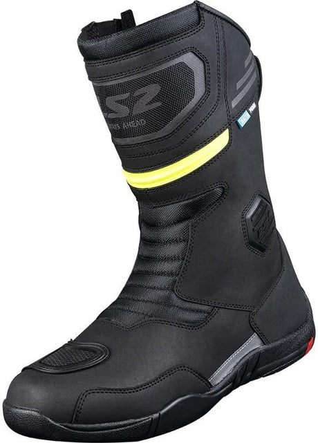 Ls2 botte goby homme bottes goby homme wp noir h-v jaune 45