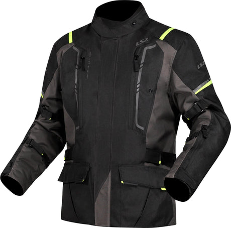 Ls2 veste narvik veste narvik homme noir gris jaune fluo l