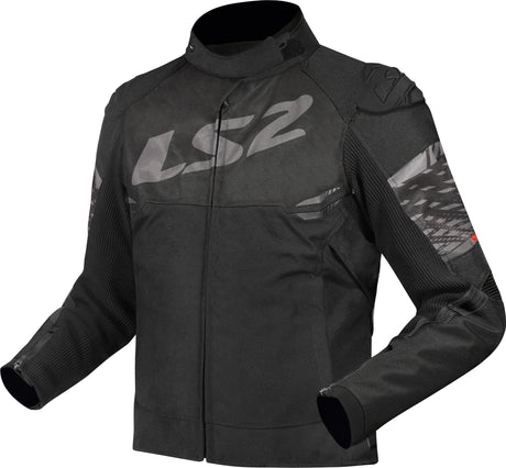 Ls2 apex veste veste apex dames noir gris foncé gr. je