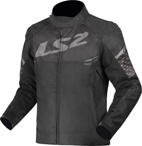 Ls2 apex veste veste apex hommes noir gris foncé gr. je