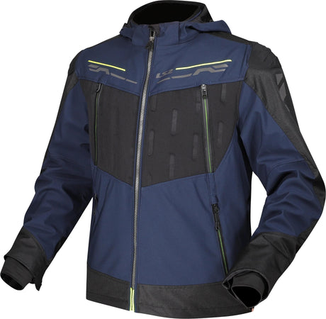 Ls2 veste zirconium veste zirconium herr bleu noir jaune fluo xl