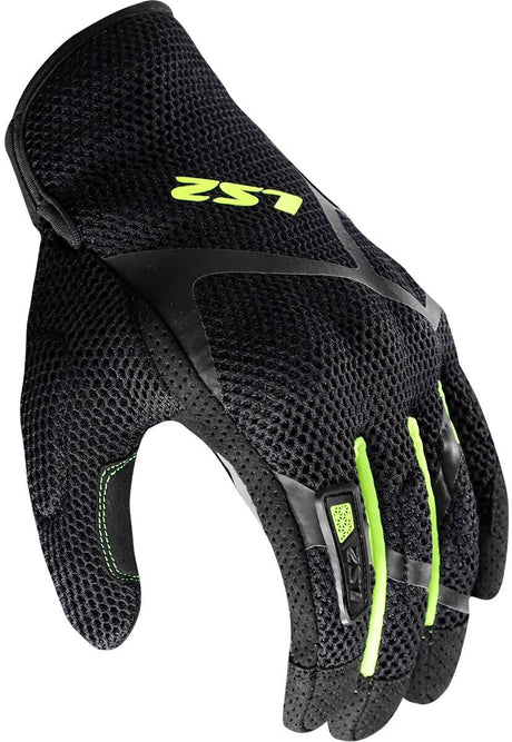 Ls2 handschuh ray ii man glove ray ii mens black yellow m