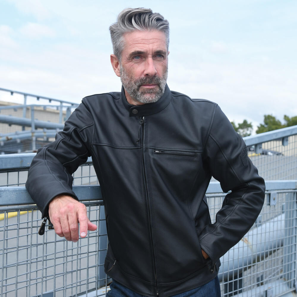 Veste en cuir Oxford Walton Jacket Walton cuir noir xl