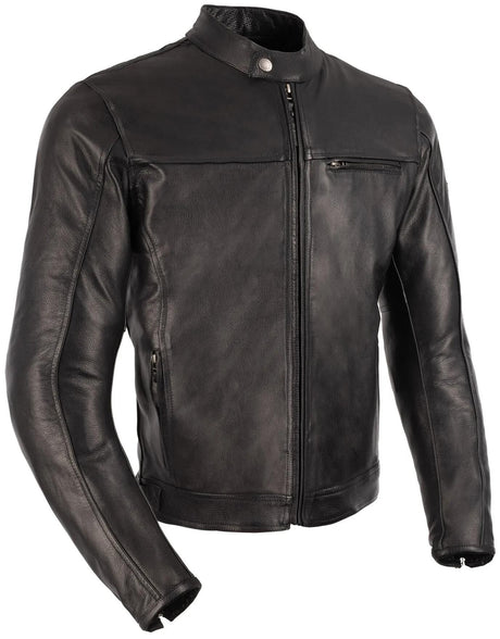 Veste en cuir Oxford Walton 2.0 de la veste Walton 2.0 aa cuir noir gr. je