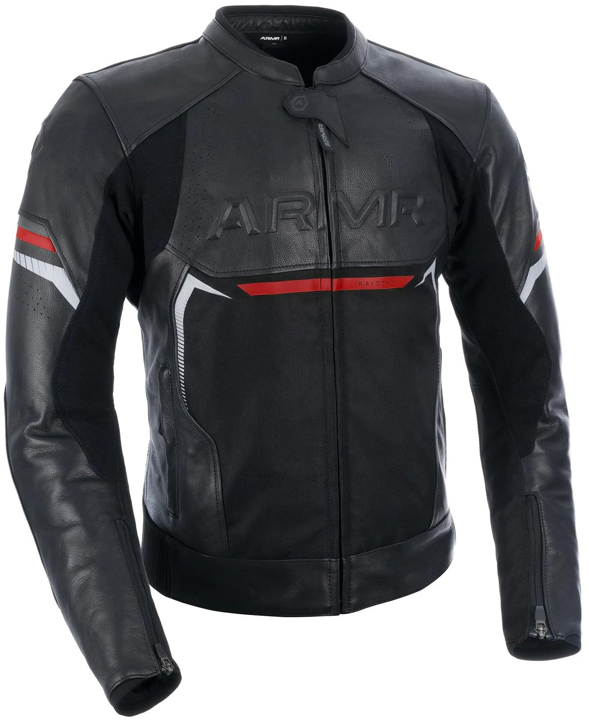 Veste en cuir Armr raiden 3.0 de veste en cuir raide 3.0 ms noir rouge gr. m