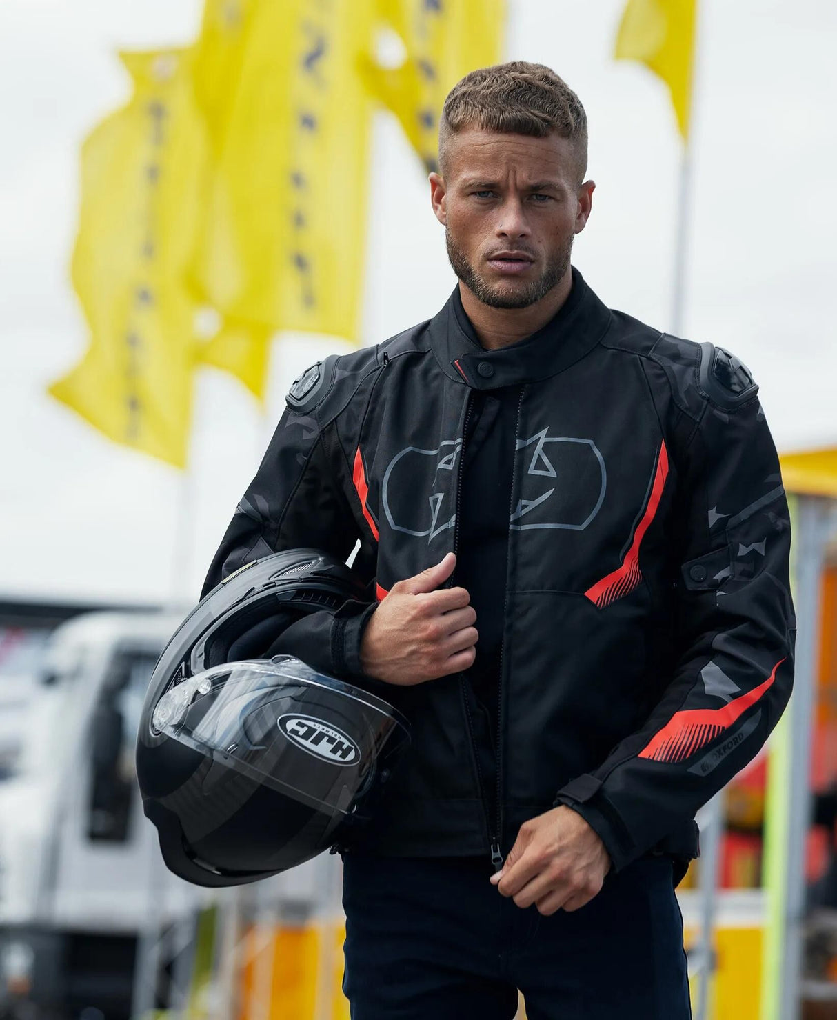 Veste Oxford Omega 1.0 Veste Omega 1.0 D2D MS Noir Camo Rouge Xxl