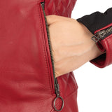 Veste en cuir Oxford Radley de veste en cuir Rad ws rouge 40