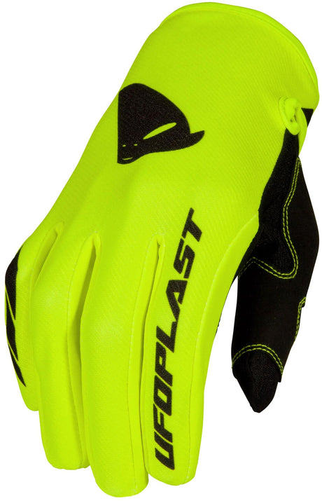 Ufo plast gant de motocross compétence gants enfants ufo compétence néon jaune gr. xs