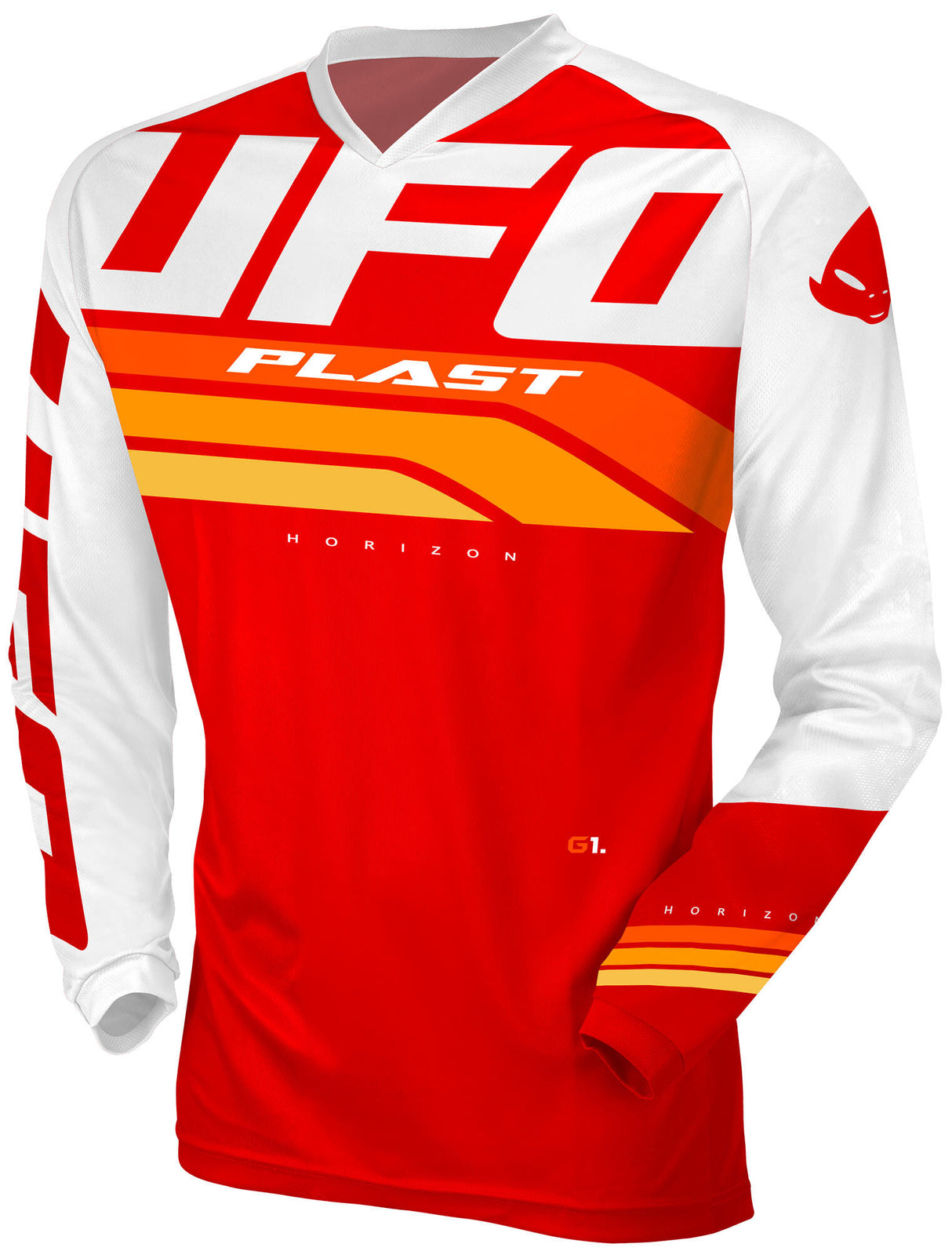 Ufo plast maillot mx horizon maillot mx ufo horizon rouge gr. xl