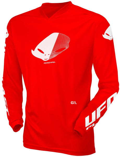Ufo plast jersey mx radial maillot enfant ufo rad rouge gr. s
