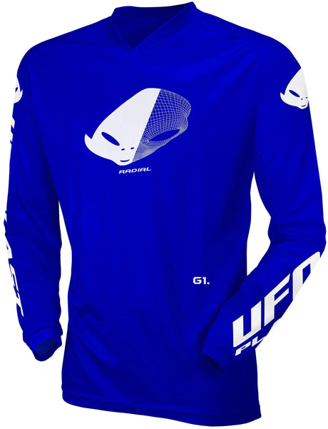 Ufo plast jersey mx radial maillot enfant ufo rad bleu gr. xxx
