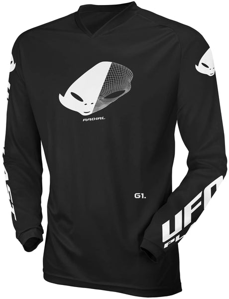 Ufo plast jersey mx radial maillot enfant ufo rad noir gr. s
