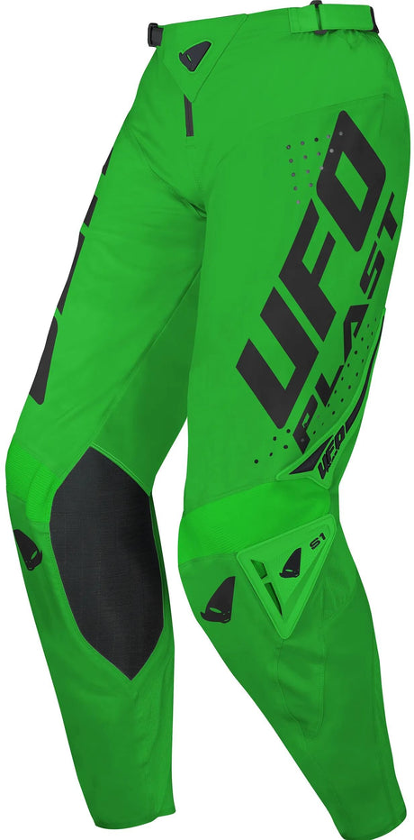 Pantalon radial Ufo plast mx pantalon mx ufo radial vert fluo taille 50